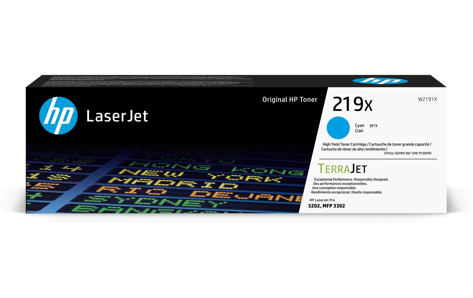 HP Toner 219X (W2191X) Cyan