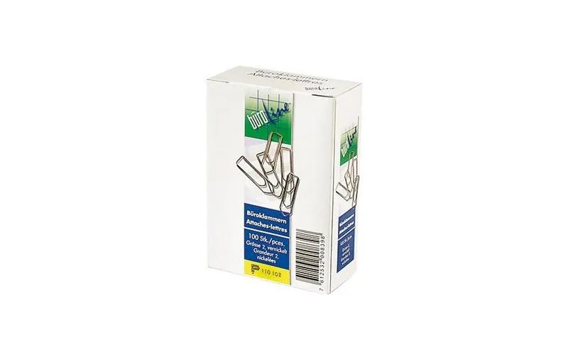 Büroline Büroklammer Gr. 2, 24 mm 1 Pack à 100 Stück