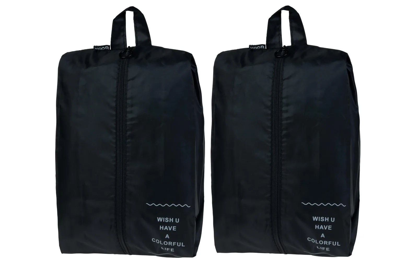 KOOR Schuhbeutel Reesa, 2er-Pack, Schwarz