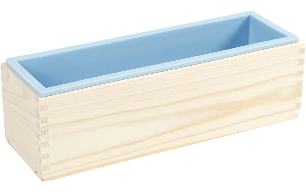Creativ Company Giessform Silikon mit Holzbox