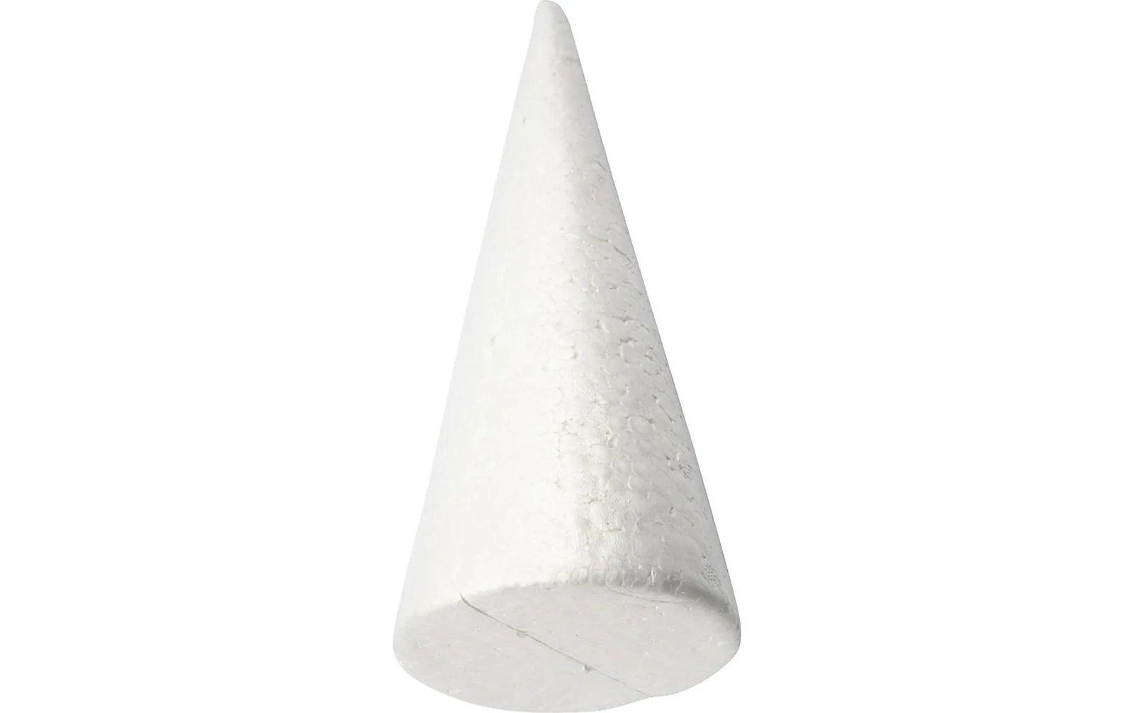 Creativ Company Styropor-Kegel 1 Stück, 35 cm, Weiss