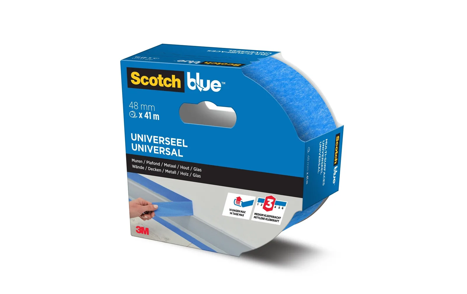 Scotch Malerabdeckband ScotchBlue Premium 48 mm x 41 m, Blau