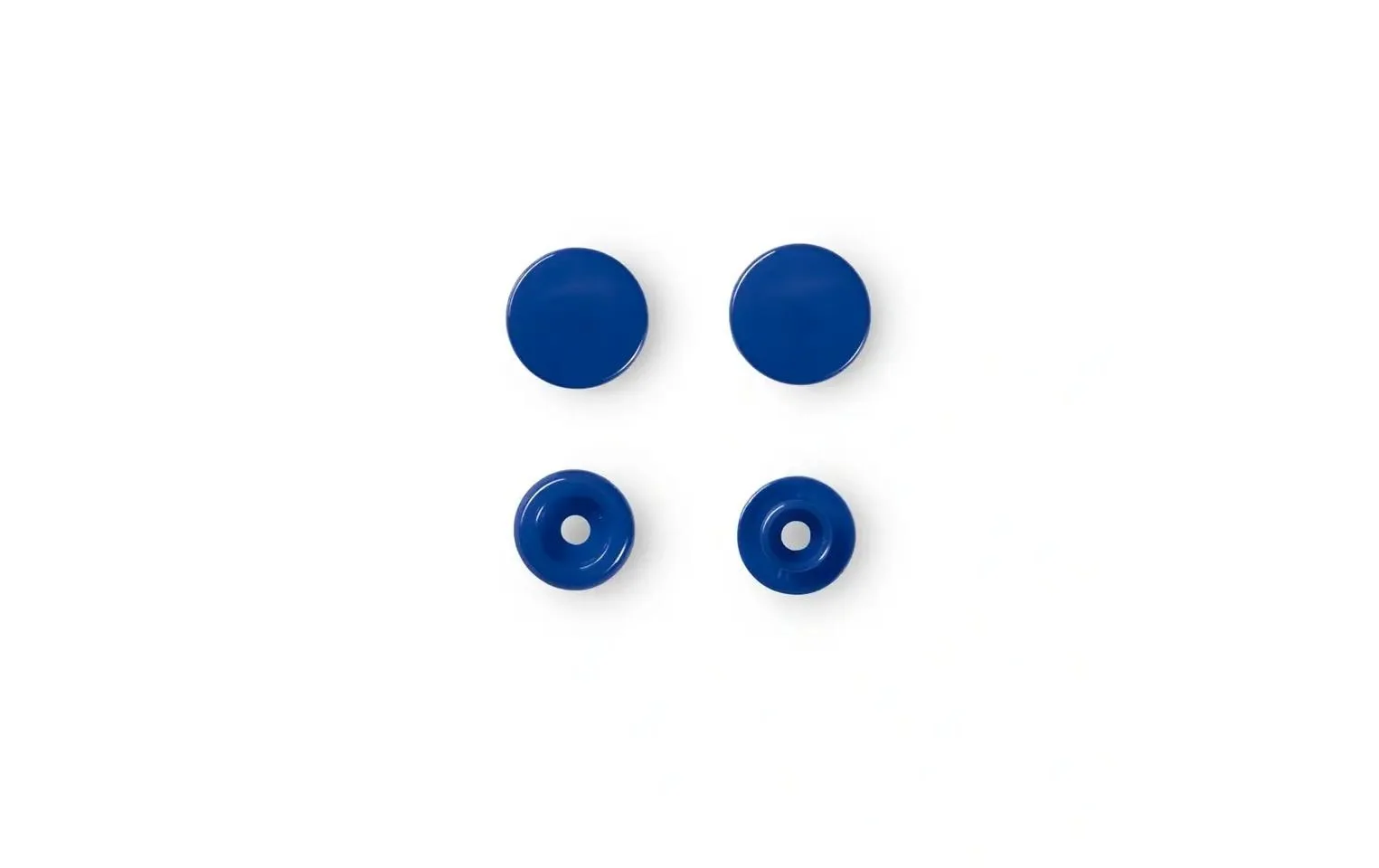 Prym Druckknöpfe Color Snaps Grau, Ø 12,4 mm, 30 Stück