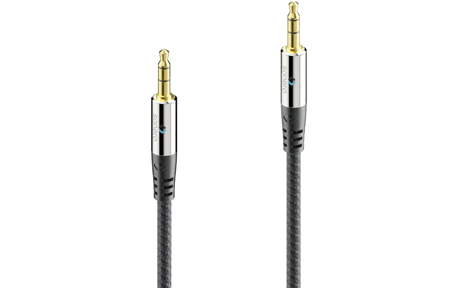 sonero Audio-Kabel 3.5 mm Klinke mit Nylonmantel 3 m