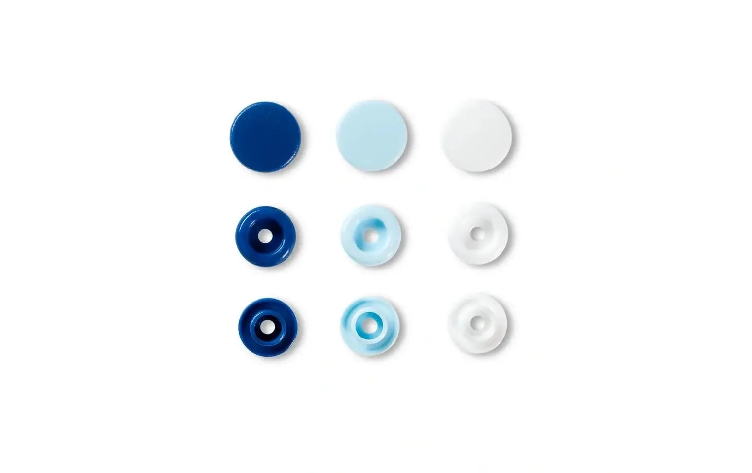 Prym Druckknöpfe Color Snaps Grün/Braun, 12.4 mm, 30 Stück