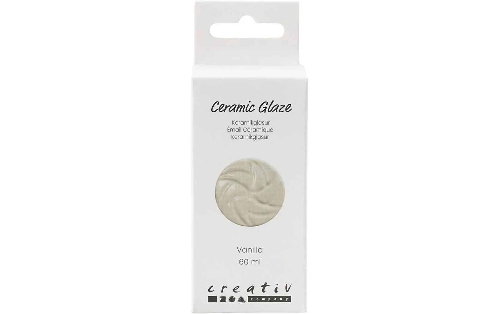 Creativ Company Keramikglasur 984 - 1101 °C, 60 ml, Vanilla