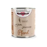 HerzensHund Pferd mit Amaranth - glutenfrei & hypoallergen - für Hunde · 18 x 130g Beutel