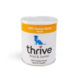 Thrive Kind & Gentle 100% Hühnerbrust Snack für Welpen und kleine Rassen · 1 x 170g