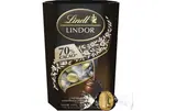 Lindt Schokoladen-Pralinen Lindor Kugeln Dunkel 70% Kakao 200 g