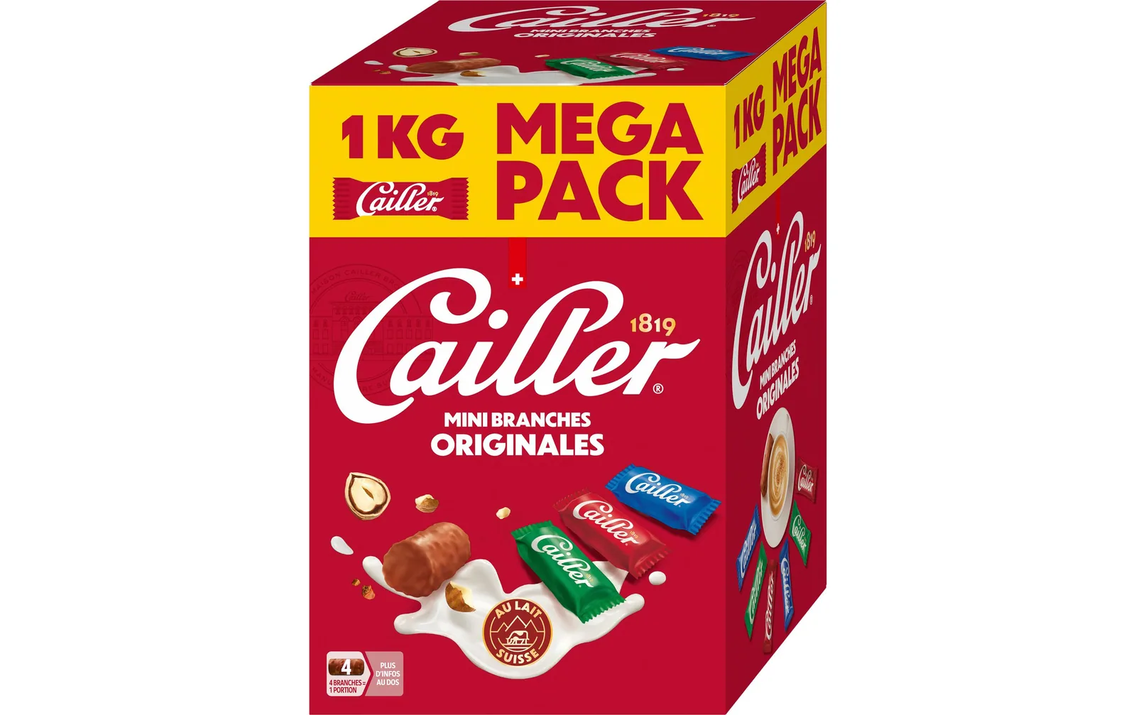Cailler Branches Milchschokoladenriegel'Originale Mini 1 kg