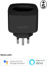 Hombli Smart Swiss Socket S+ (Matter) Promo Pack 2+1 - black