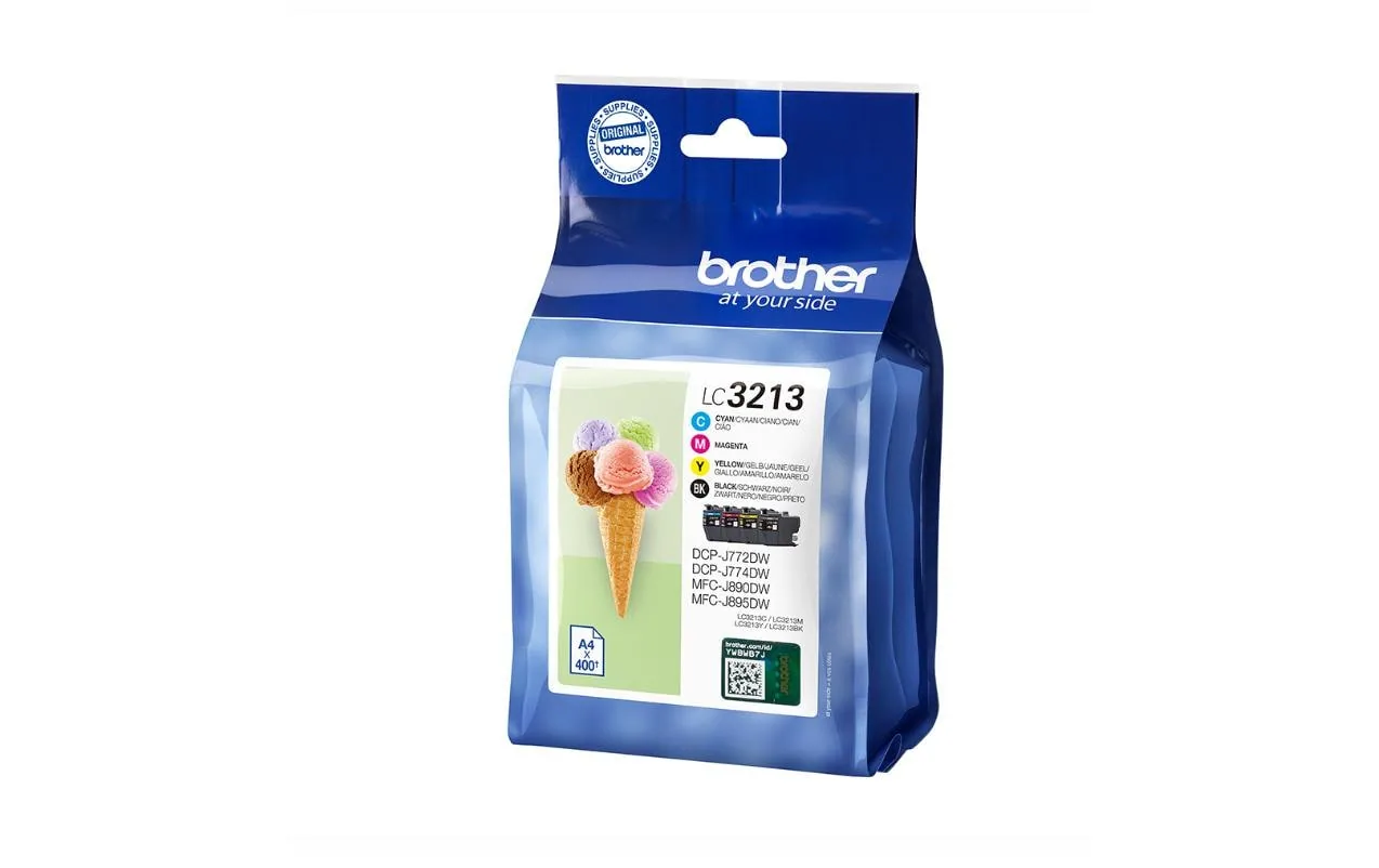 Brother Tintenset LC-3213VAL Magenta/Yellow/Black/Cyan