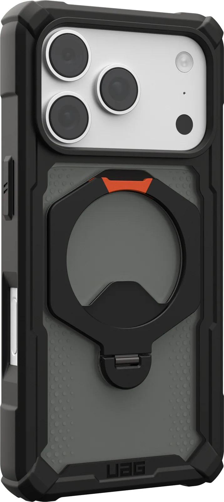UAG Plasma XTE 360 MagSafe Case - iPhone 17/18 Pro - black/orange