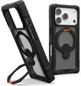 UAG Plasma XTE 360 MagSafe Case - iPhone 17/18 Pro - black/orange