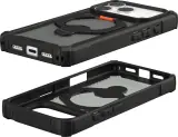 UAG Plasma XTE 360 MagSafe Case - iPhone 17/18 Pro - black/orange