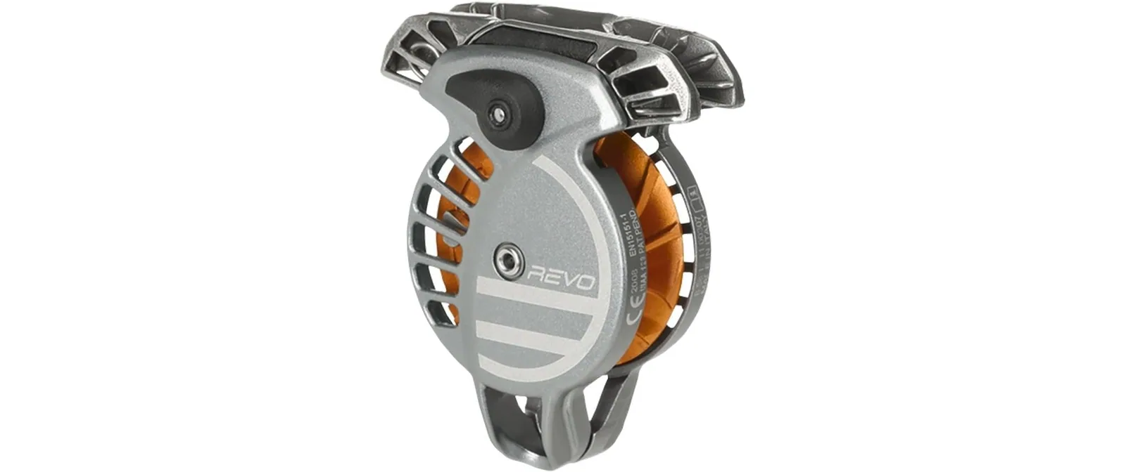 Wild Country Revo Belay Device Gunmetal/Tangerine
