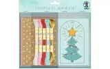 URSUS Bastelset Stickkartenset Weihnachten