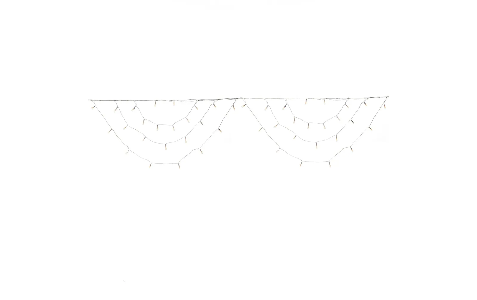 Konstsmide LED-Lichtervorhang Bogen, 184 LED, 5.6 m, Outdoor