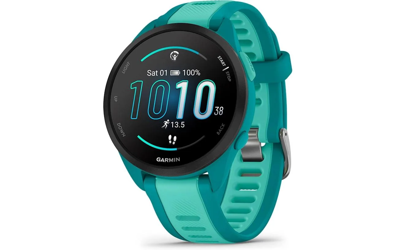 GARMIN Sportuhr Forerunner 165 Music Türkis