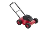 HobbyFun Rasenmäher Miniatur Kunststoff Rot Schwarz 3.8 x 7 x 5 cm
