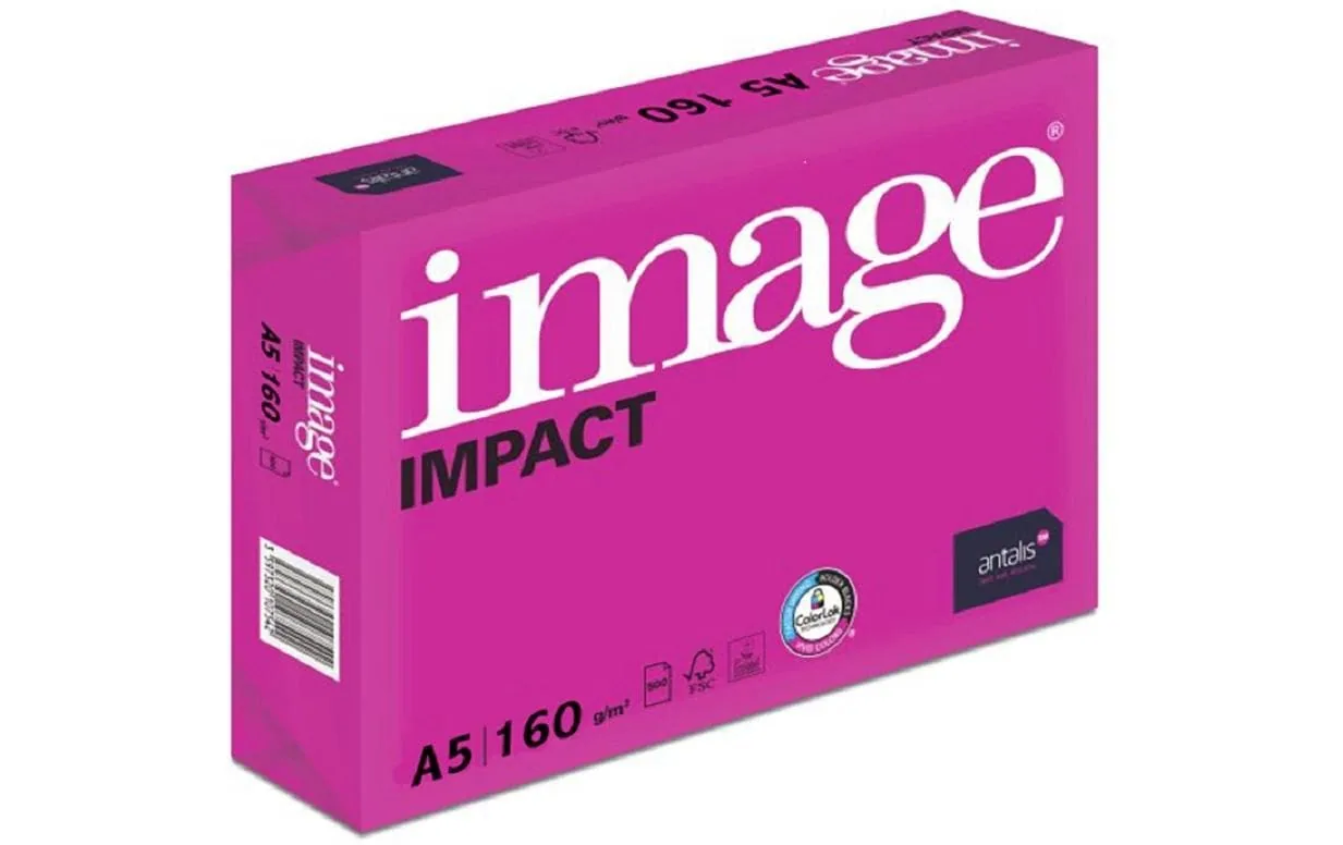 Image Kopierpapier Impact A5, Hochweiss, 160 g/m²,1000 Blatt