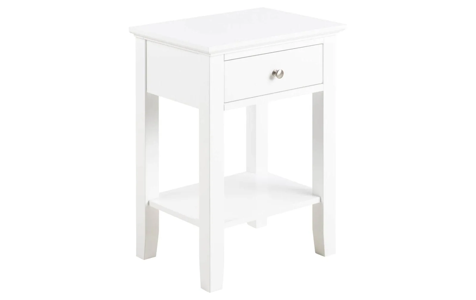 AC Design Nachttisch Linnea Weiss, 45 x 34 x 62.8 cm