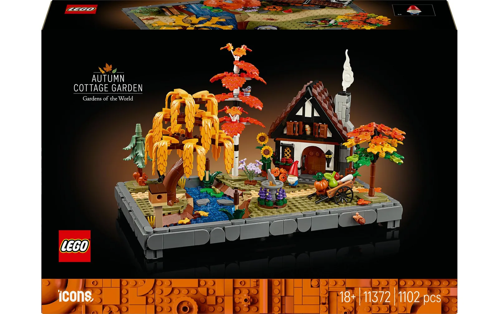 LEGO® Icons Herbstlicher Landhausgarten 11372