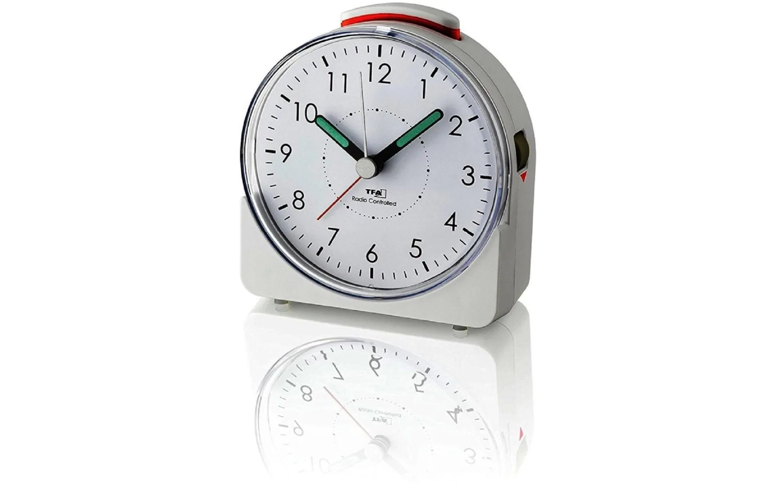 TFA Dostmann Funkwecker Sunrise Weiss
