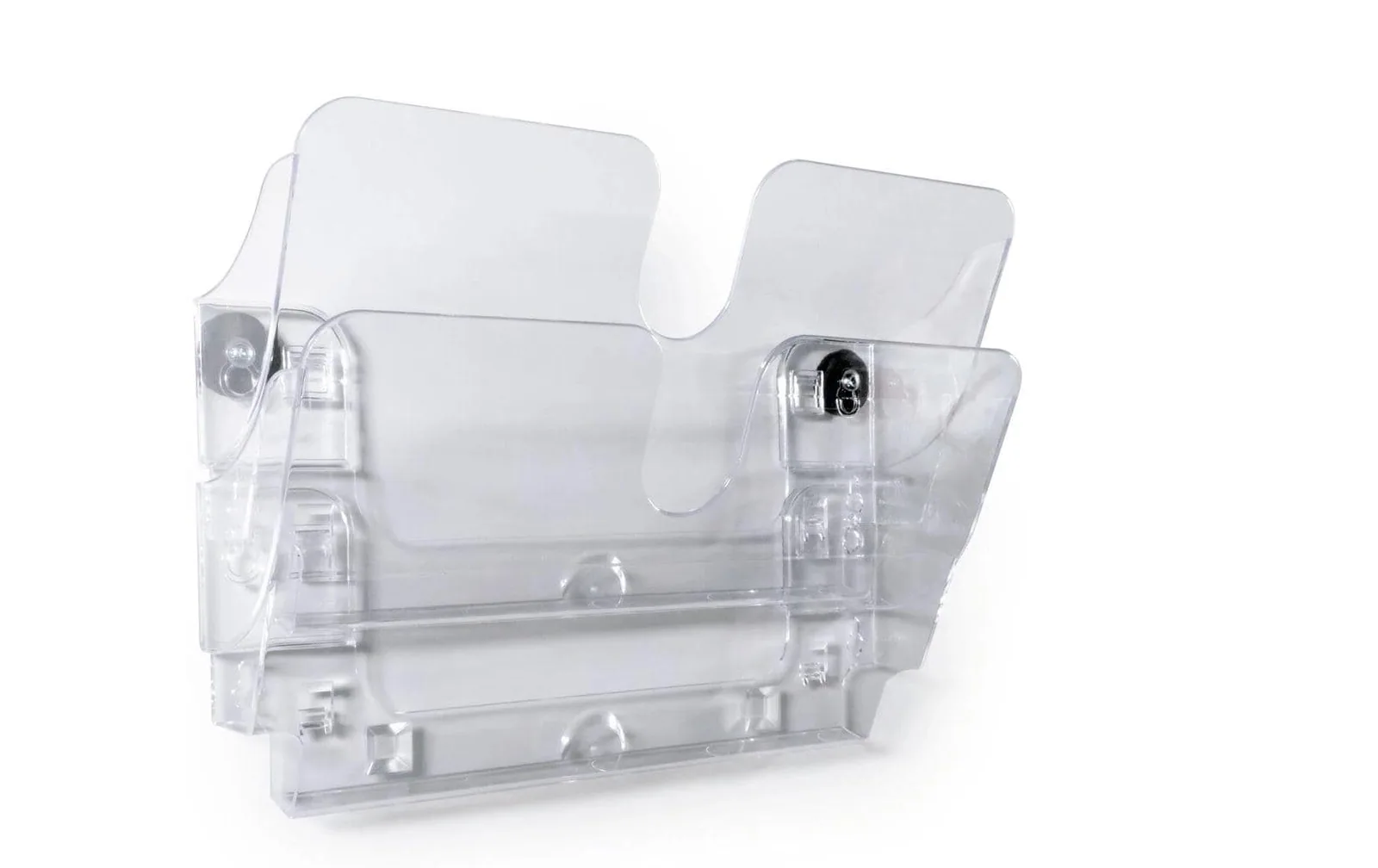 DURABLE Prospektständer Flexiplus 2-er, Transparent, A4