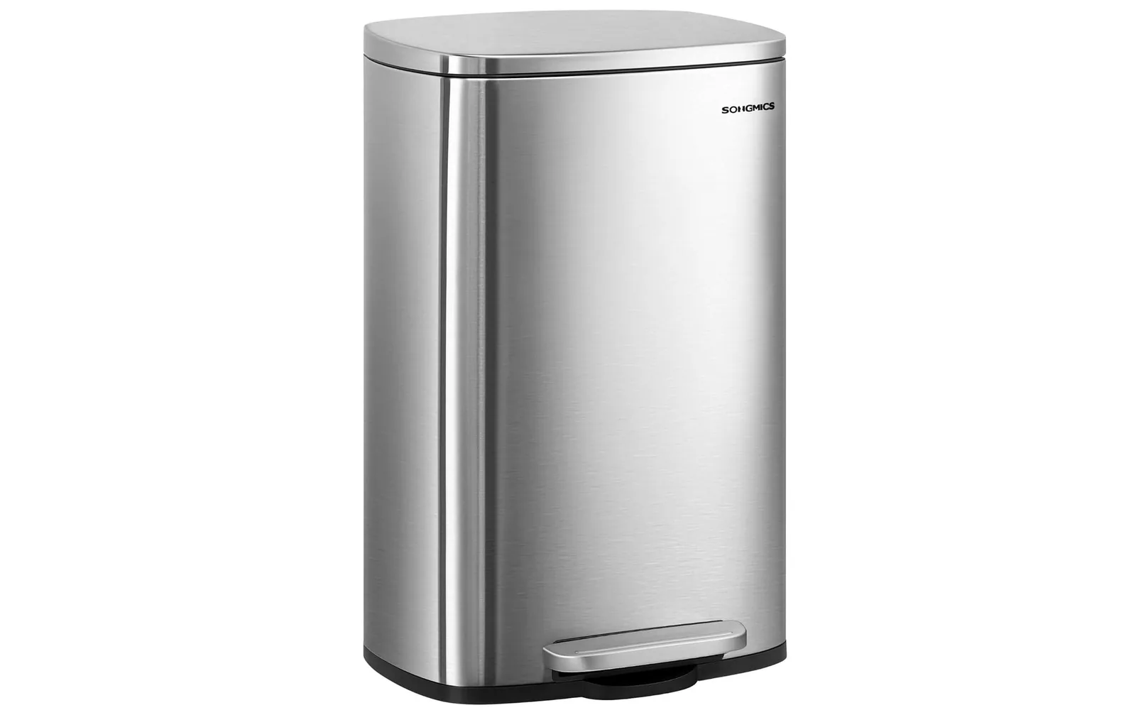 Songmics Abfalleimer 50 l, Silber