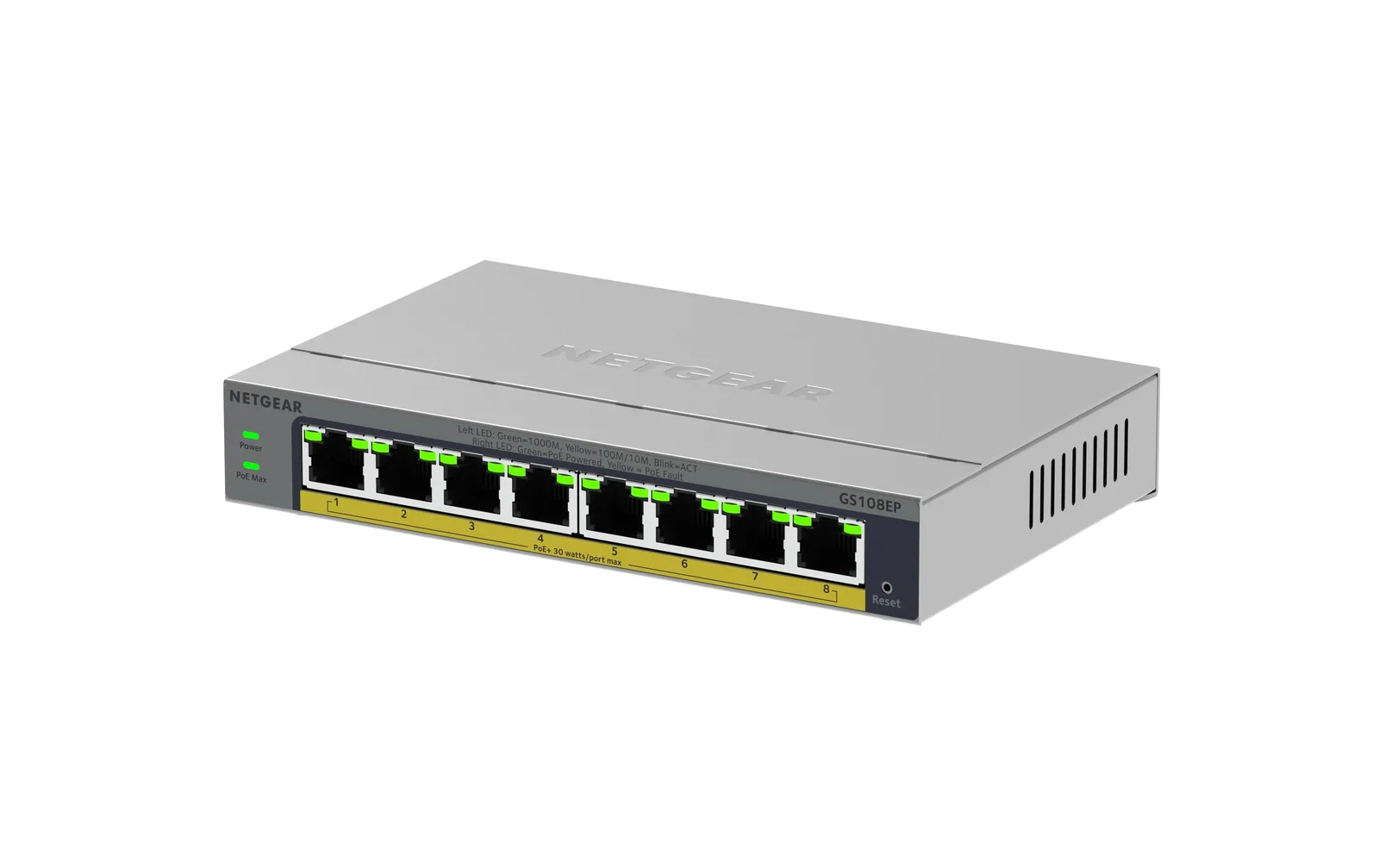 Netgear PoE+ Switch GS108EP-100EUS 8 Port