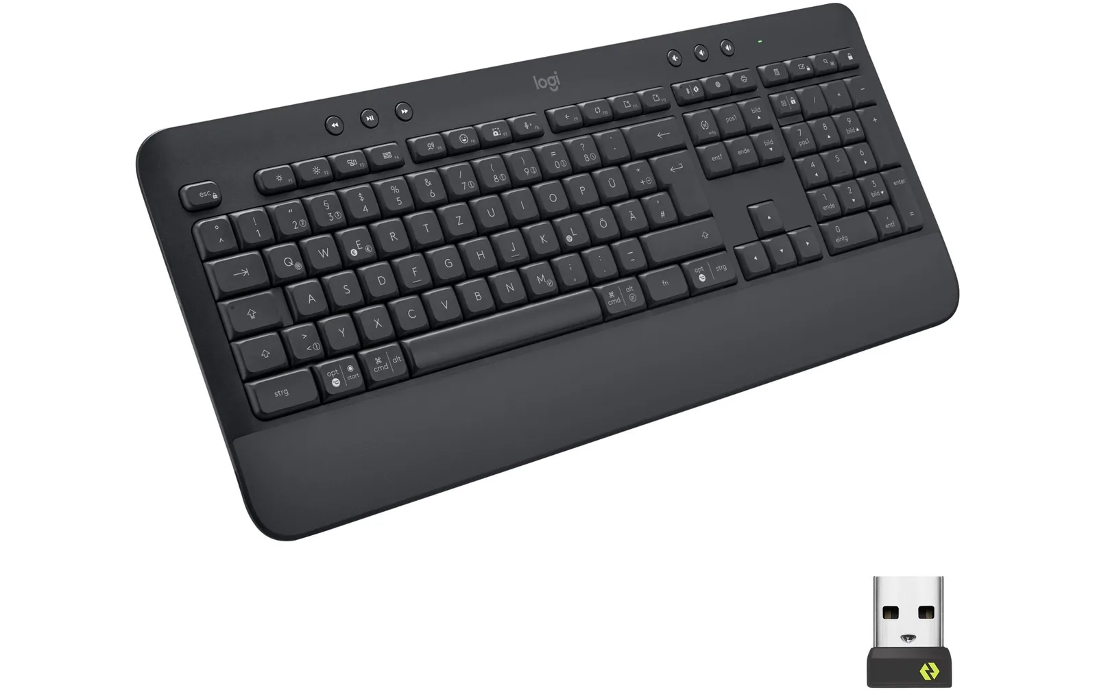 Logitech Tastatur SIGNATURE K650 Kabellos Graphit QWERTZ (CH)