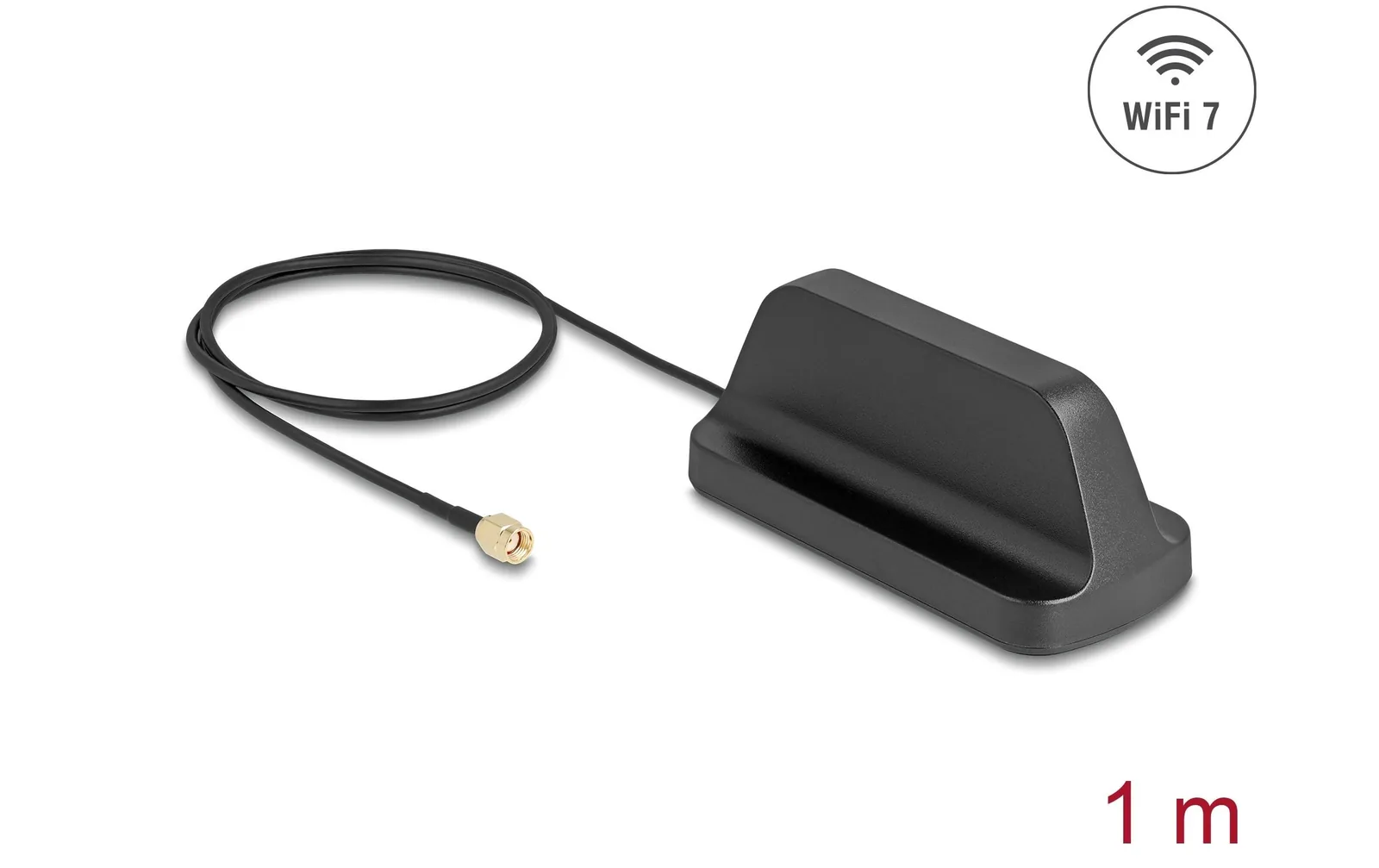 Delock WiFi 7 Antenne RP-SMA St RP-SMA 3.6 dBi Rundstrahl