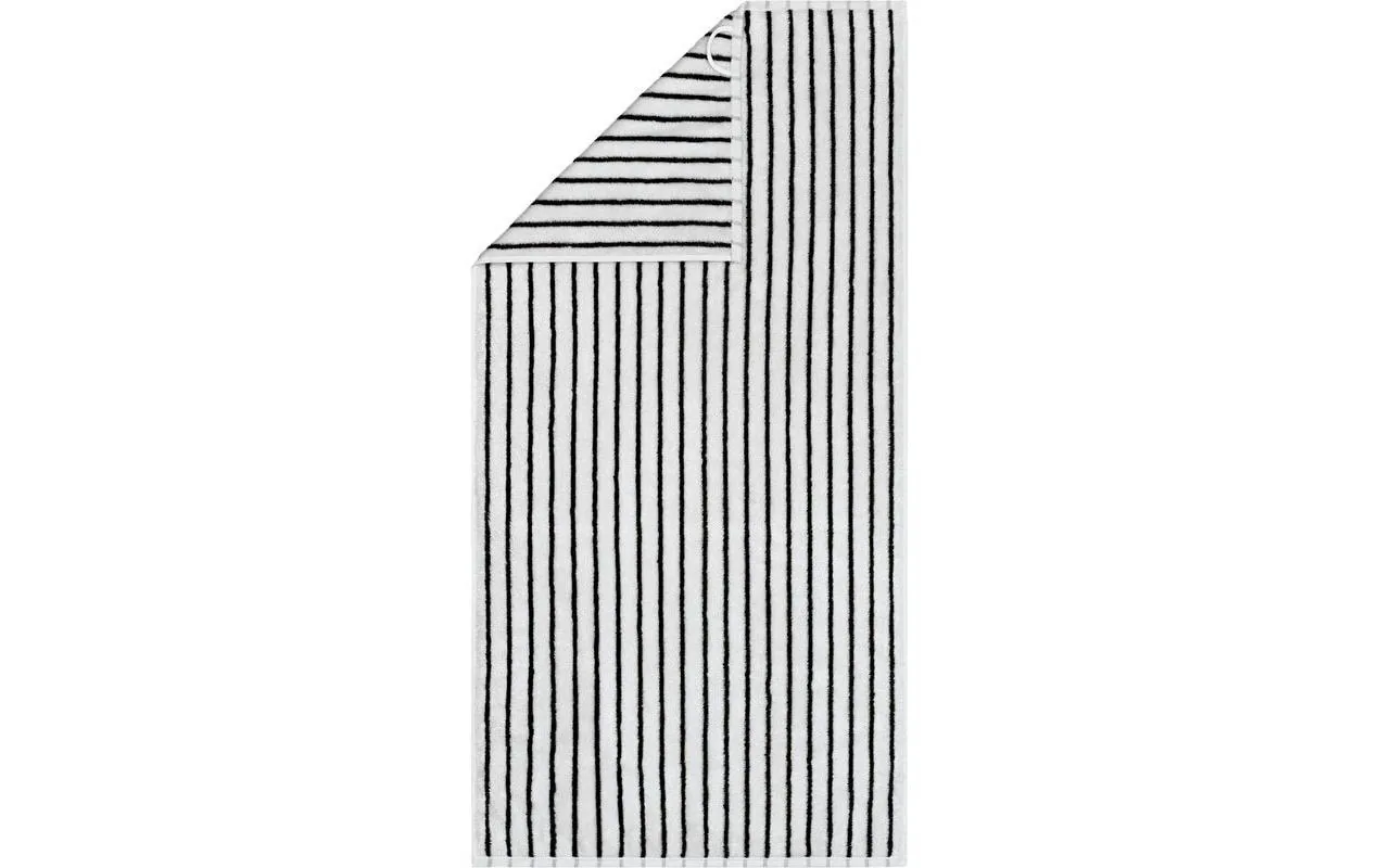 Cawö Duschtuch 80 x 150 cm, Schwarz/Weiss