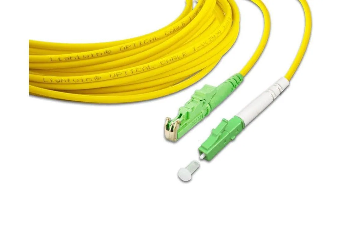Lightwin LWL-Patchkabel SM E2000/APC – LC/APC, OS2, Simplex, 20 m