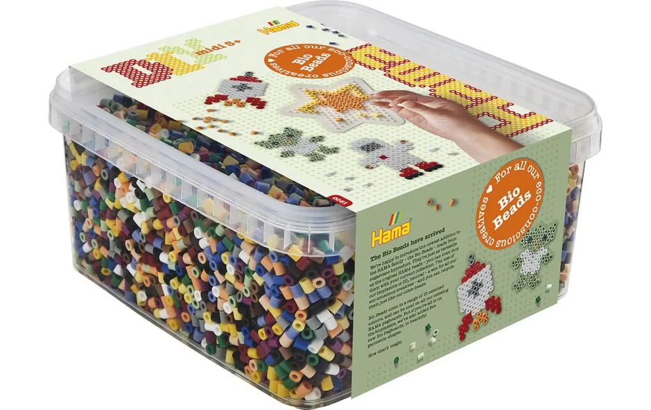 Hama Bio Bügelperlen Midi Mehrfarbig assortiert