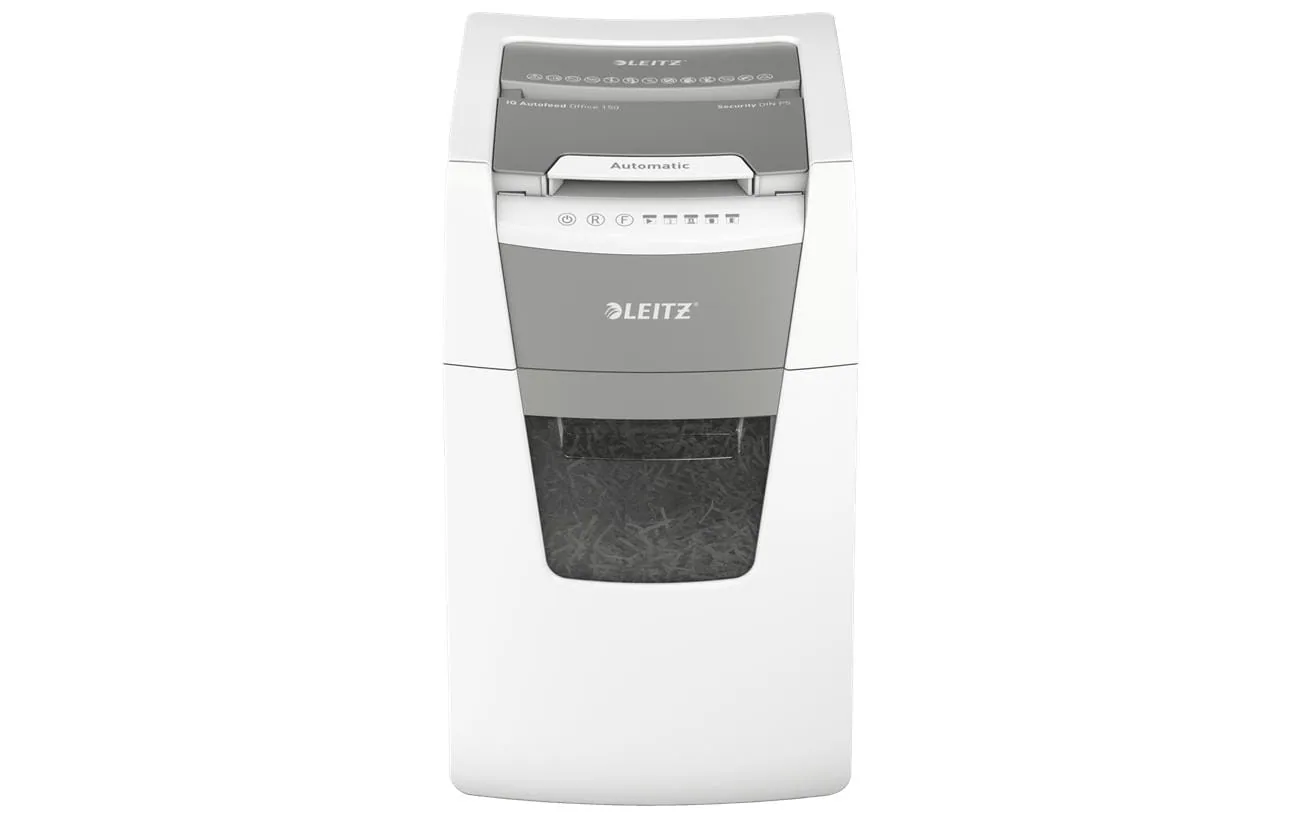 Leitz Bürogeräte Aktenvernichter IQ Autofeed Office, P-5, 150 Blatt
