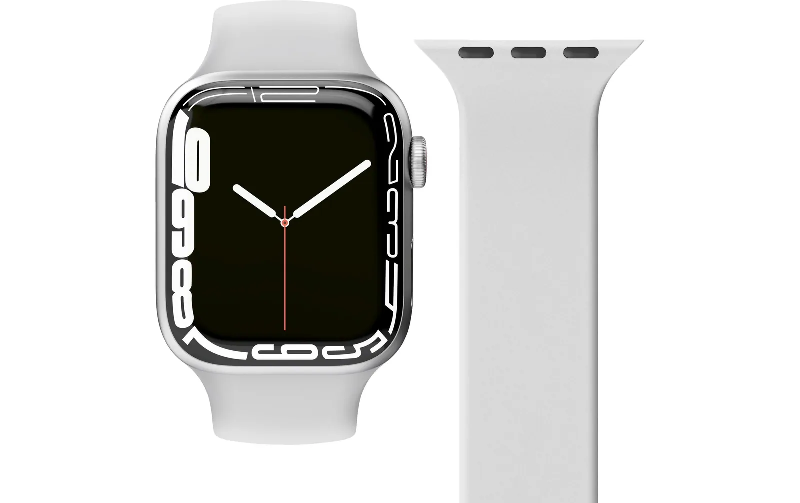 Vonmählen Solo Loop Apple Watch L 44/45/46/49 mm Light Gray