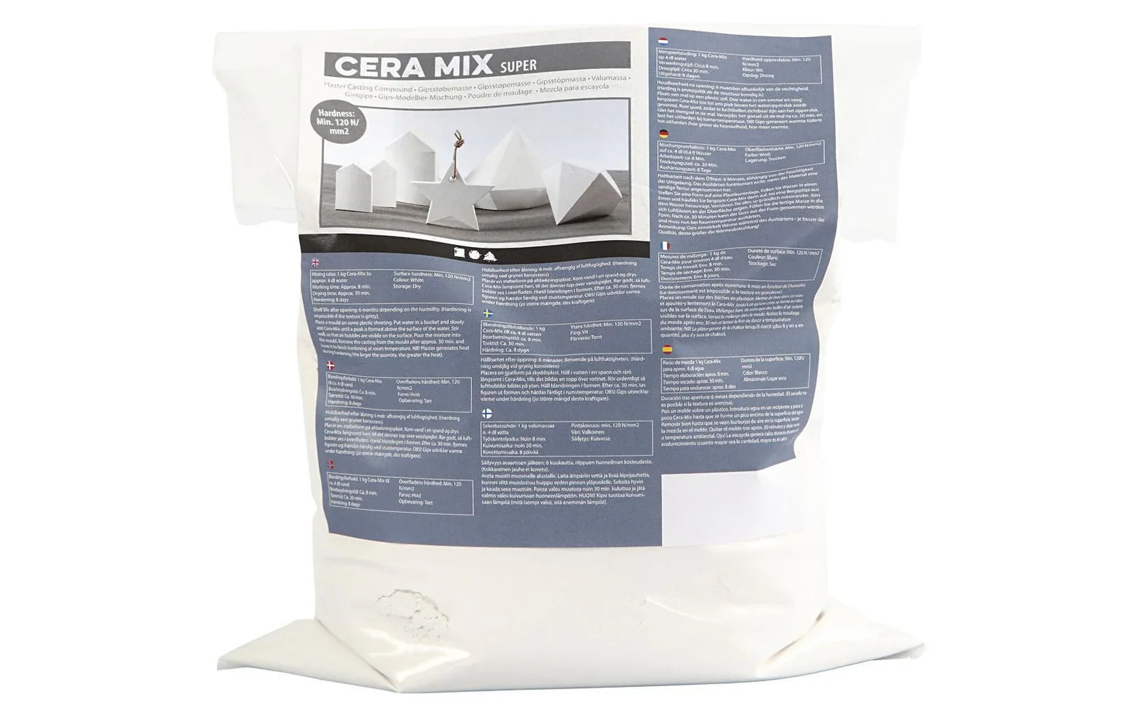Creativ Company Modelliermasse Cera-Mix 5 kg Weiss
