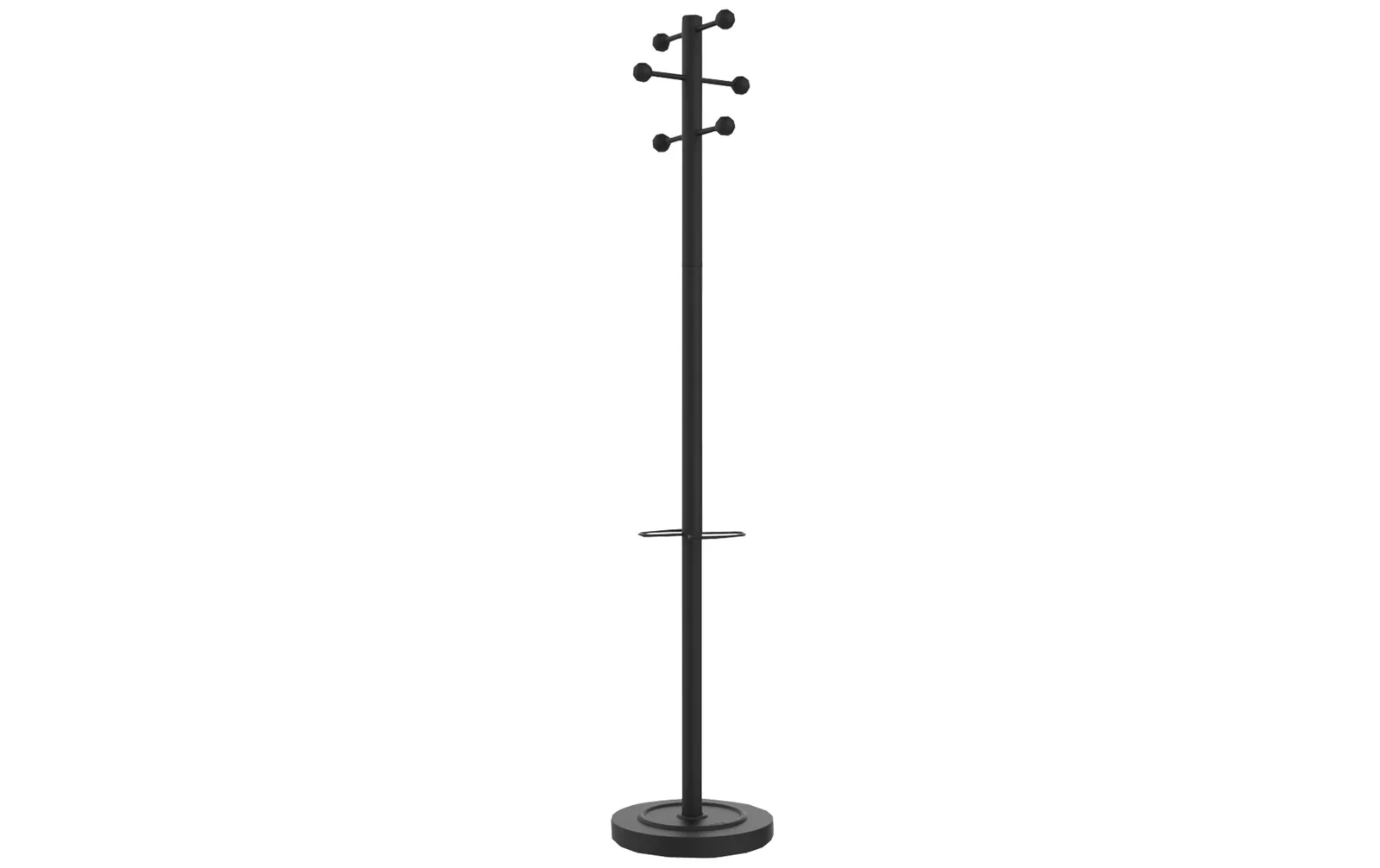 UNiLUX Garderobenständer Access 175 cm, Schwarz