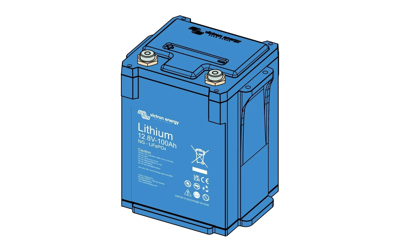 Victron Batterie Energy LiFePO4 12.8 V 100Ah NG