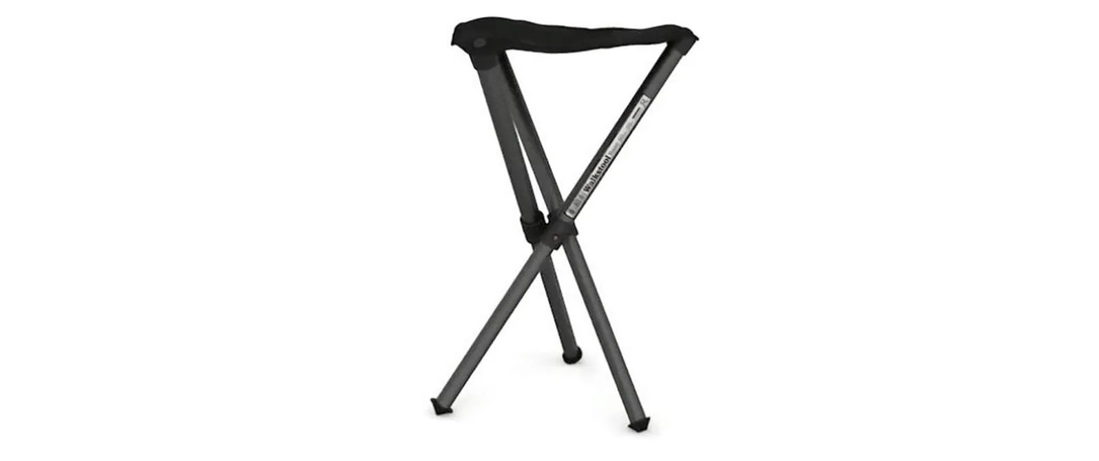 Walkstool Dreibeinhocker Basic 50 cm Schwarz/Grau