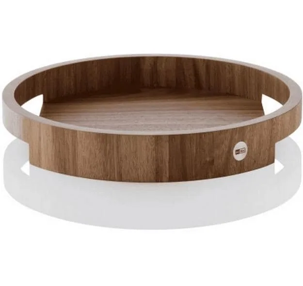 AdHoc Serviertablett Aura Braun