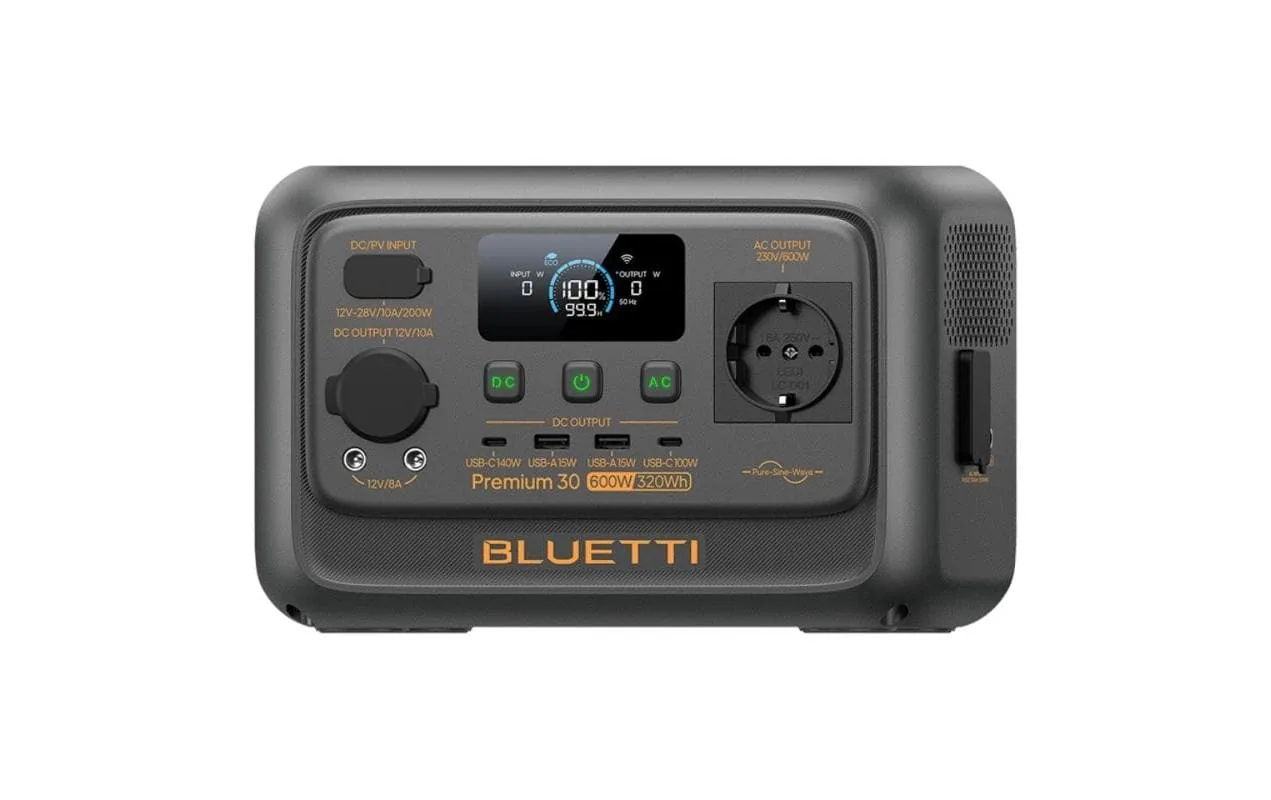 BLUETTI Power Station Premium 30 V2 320 Wh