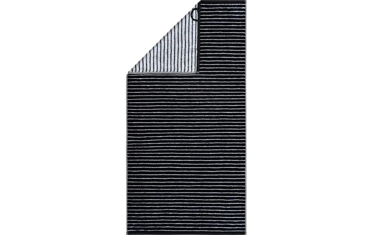 Cawö Duschtuch 80 x 150 cm, Schwarz/Weiss