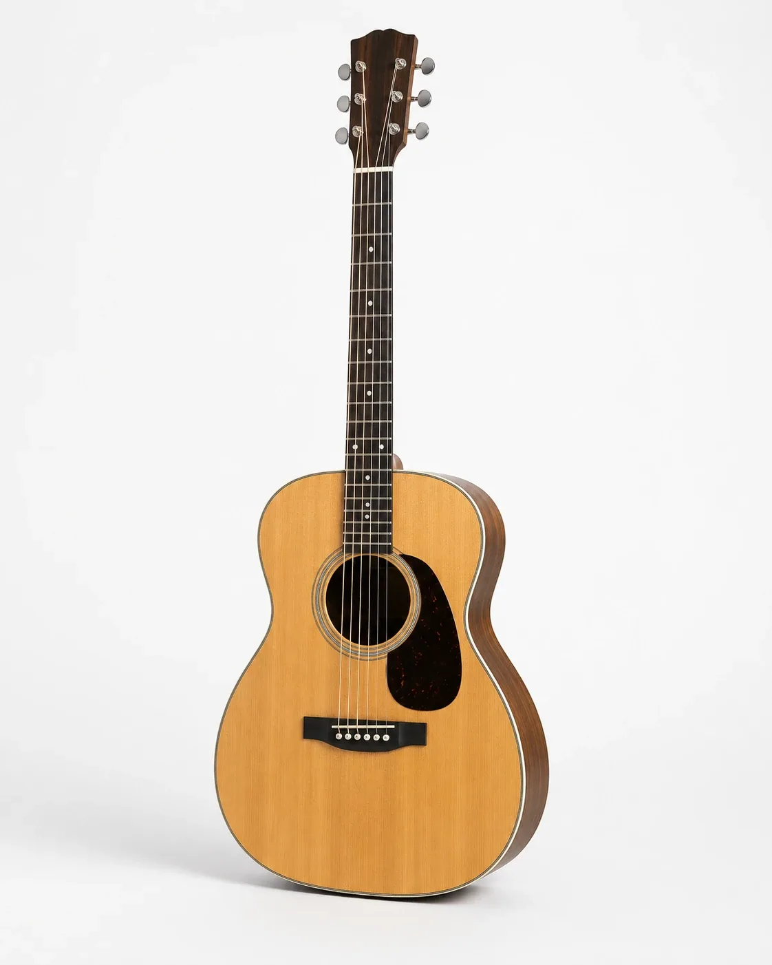 Natural acoustic guitar with steel strings – view 1