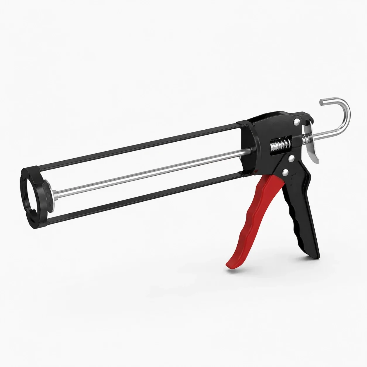 Kartuschenpistole Metall schwarz-rot – Ansicht 1
