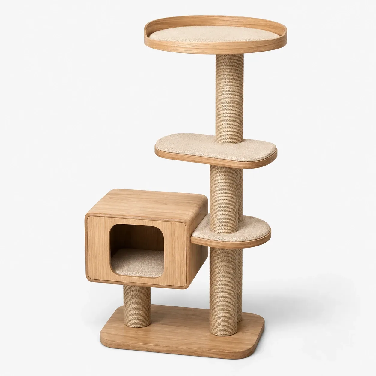Designer-Katzenbaum skandinavisch Premium – Ansicht 1