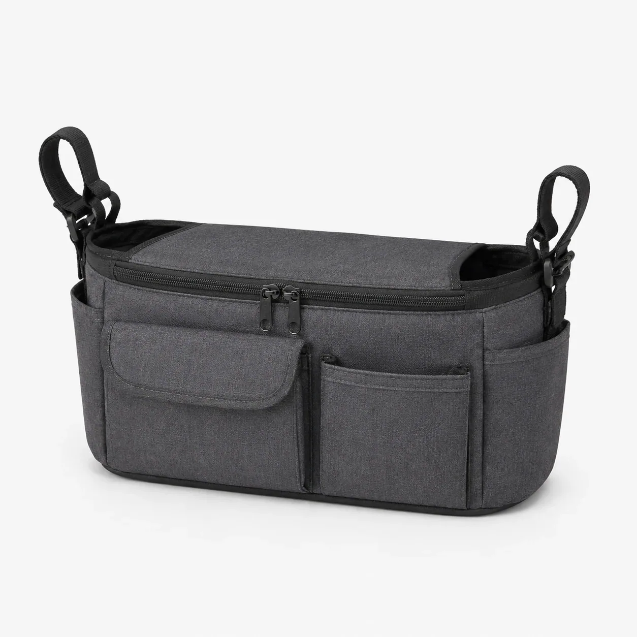 Grey stroller organizer – view 1