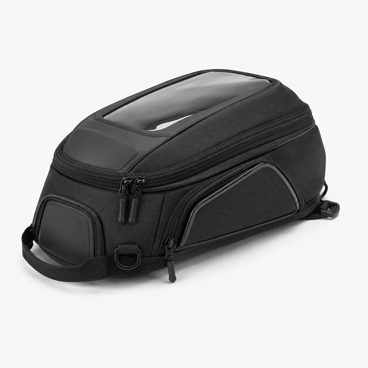 Motorrad-Tankrucksack schwarz – Ansicht 1